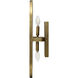 Sidra LED 10.25 inch Natural / Antique Brass Sconce Wall Light
